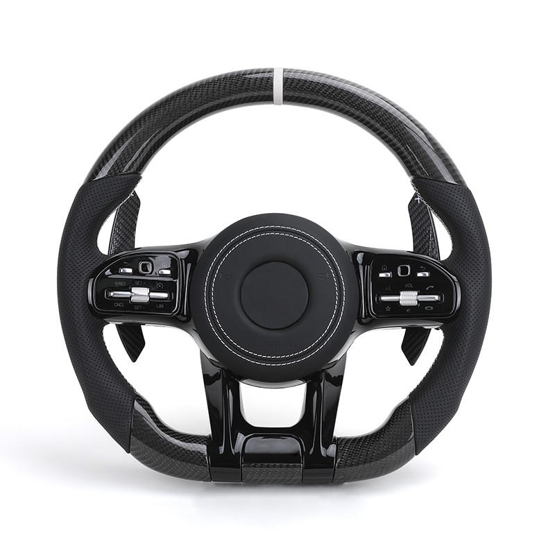 Volante in fibra di carbonio per Mercedes W205 W207 W211 G63 AMG