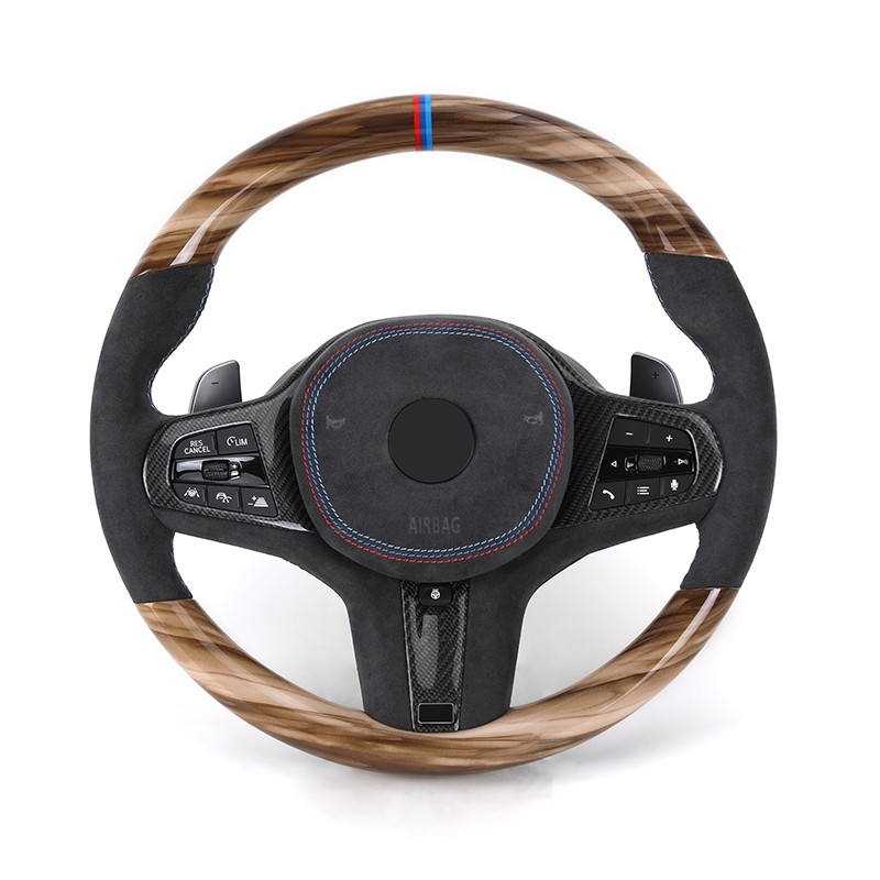 Volante in legno per BMW G01 G05 G07 G11 G12 G20 G22 G30 G80 G87